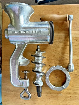 Vintage Porkert No. 8 Large Manual Meat Mincer Mountable Sausage Maker Grinder - Image 1 of 4