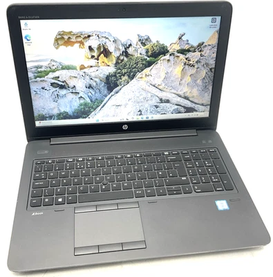 HP ZBook 15 G3  I7-6700HQ 2.60 GHZ 16 GB RAM 2*256GB NVME W11 Pro - Image 1 of 4