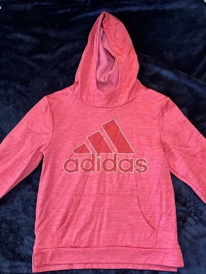 Sudadera con Capucha Adidas Jóvenes Niñas Rosa Talla L (14) Atlética Foto 1 de 4