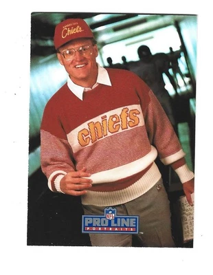 1991 Pro Line Portraits - Marty Schottenheimer (Kansas City Chiefs) #181 - Image 1 of 2
