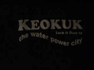 Keokuk T Shirt "Keokuk - Lock & Dam 19 - The Water Power City "  - Bild 1 von 2