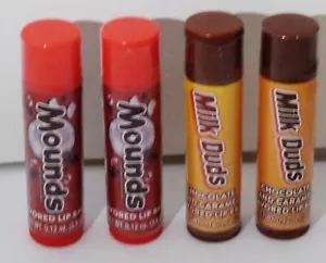 4 HERSHEY Lip Balms 2 MOUNDS Flavored & 2 MILK DUDS Flavored Sealed HTF - Picture 1 of 1