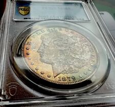 1879 -S PCGS MS65 Gold Shield morgan silver dollar TONER