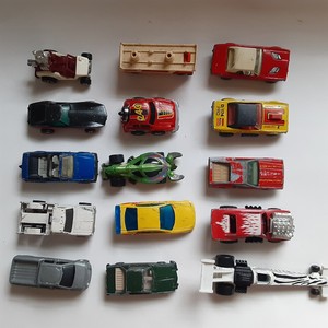 Lot of 15 Hot Wheels Matchbox and Other Vintage Played with Cars and Trucks #8
