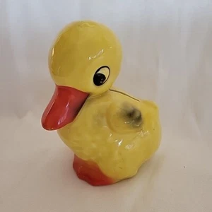 Vintage Goebel Ceramic Yellow Duck Coin Bank STILL BANK Duckling Germany Animal - Picture 1 of 15