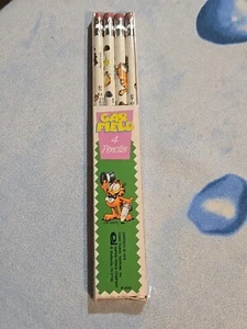 Nuevo en paquete - Paquete de 4 lápices Garfield 1978 Empire Pencil Corp. De colección - con Odie - Imagen 1 de 6