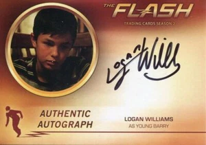 The Flash Season 2 Autograph Card LW Logan Williams As Young Barry - Picture 1 of 1