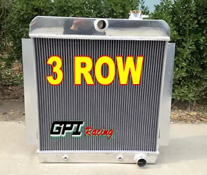 Aluminum Radiator For Chevy Chevrolet PICK UP TRUCK V8 AT 1955-1959 1956 - Picture 1 of 6