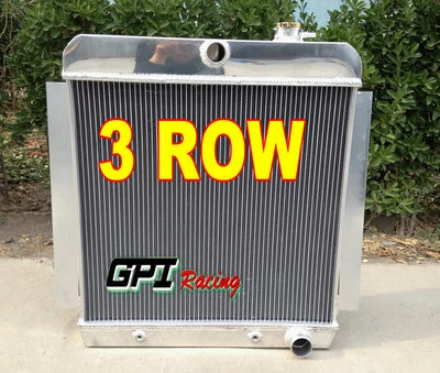 Aluminum Radiator For Chevy Chevrolet PICK UP TRUCK V8 AT 1955-1959 1956  - Image 1 of 4