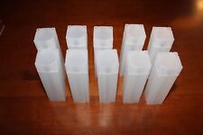 LOT OF 10 NUMIS SQUARE PENNY COIN TUBES BRAND NEW FREE SHIPPING + DISCOUNTS