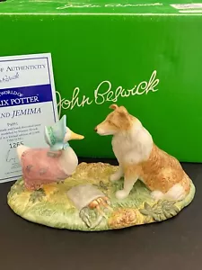 Beswick Beatrix Potter Kep And Jemima Tableau Limited Edition 11cm Figure Boxed - Picture 1 of 15