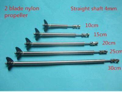 1 set 2 blade propeller racing brushless 4mm Straight shaft electric Rc boat - Image 1 of 4