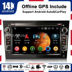 64 GB Android 14 Coche Estéreo Vauxhall Holden Astra H Corsa D Zafira Vectra GPS DAB - Imagen 1 de 17