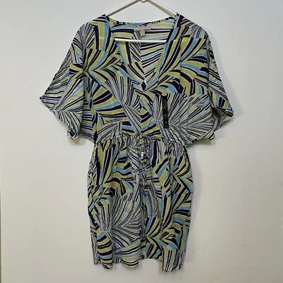 Banana Republic Womens Swim Cover-Up Size Small Pockets Geometric Unique - Image 1 of 4
