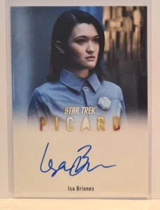 Star Trek Picard Season 1 Autograph Auto Card A6 Isa Briones as Soji - Picture 1 of 2