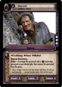 Star Trek CCG 2E Reflections 2.0 Borum, Selfless Hero FOIL 2R104 - Picture 1 of 1