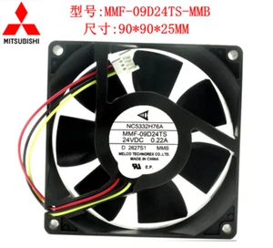 1pcs Mitsubishi Driver Fan NC5332H76A MMF-09D24TS-MMB 24V 0.22A 3-pin 9025 9CM - Bild 1 von 9
