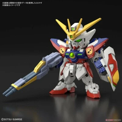 SD Gundam EX Standard New Mobile Report Gundam W Wing Gundam Zero Color-coded pl - Image 1 of 4