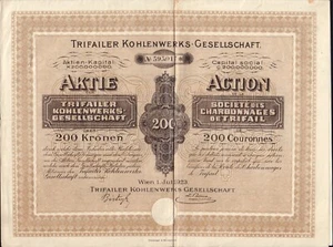 Slowenien Trifail / Trbovlje Kohlebergbau ausgegeben in Wien Österreich 1923 - Bild 1 von 1