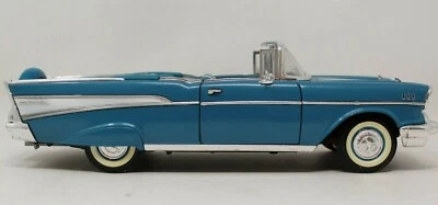 Road Tough 1957 Chevy Bel Air Convertible Blue 1:18 Scale Diecast - Image 1 of 4