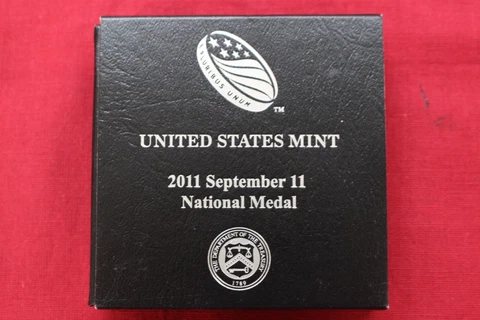 2011-W September 11 National Commemorative 1oz Silver Medal Proof Cover