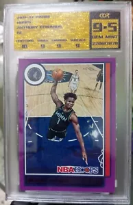 ANTHONY EDWARDS 2021-22 Panini Hoops Purple NBA card (COR-9.5 Gem Mint) - Picture 1 of 3