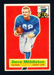 1956 TOPPS Football #68 DAVID MIDDLETON EXMT + - Bild 1 von 2