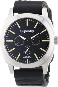 Superdry Thor Leather Strap Men's Watch SYG104B - Picture 1 of 2