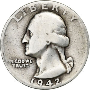 [#1260131] United States, Quarter, Washington Quarter, 1942, U.S. Mint, Silver, 