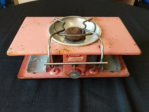 Vintage Coleman Single Burner Picnic Stove PINK Model 5402A LP Gas - Picture 1 of 10