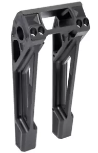 (OPEN BOX) KODLIN MOTORCYCLE 0602-1424 K55121 Risers - Fastback - 10" - Black - Picture 1 of 5