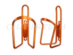 MTB Road City Touring Bicycle Bike Alloy Bottle Cage Orange 1 Pair - Picture 1 of 1