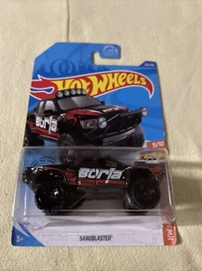 2020 HOT WHEELS - SANDBLASTER🔥 RECOLOR (BLACK) - HW HOT TRUCKS SERIES #9/10 - Picture 1 of 2
