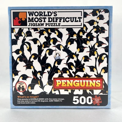 Rompecabezas más difícil del mundo - Pingüinos - 500 piezas Foto 1 de 4