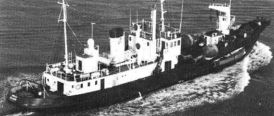 PIERRE DUREPAIRE. Französischer Tonnenleger von 1949. Bauplan - Bild 1 von 3