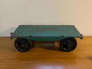 Antiker Steelcraft Pressstahl Spielzeug Zugwagen Flachwagen FA-16 - Bild 1 von 6