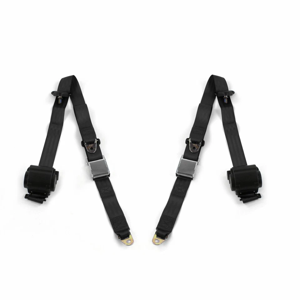 Ford Fairlane 1960 - 1961 Airplane 3pt BK Retract Bucket Seat Belt Kit-2 Belts - Image 1 of 1