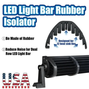 5PCS Noise Isolator Silencer Resonance Damper For 50" 52" LED Light Bar Off Road - Picture 1 of 7