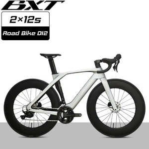BXT Carbon Rennrad Shimano DI2 R7170/R8170/R9270 Scheibenbremse Carbon Road Bike - Picture 1 of 20