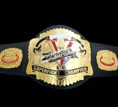Antiguo cinturón de campeonato UFC The Ultimate 5 UFC Super Fight de latón de 2 mm Foto 1 de 4