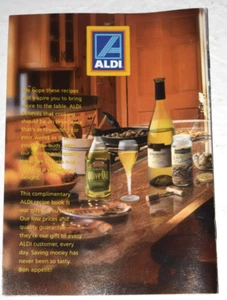 ALDI "RECETAS GOURMET (Deliciosas)," con lista de vinos, folleto de 32 páginas, nuevo - Imagen 1 de 3