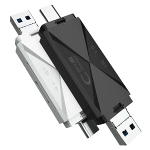 Lector USB de tarjeta de memoria Micro SD/TF 5 en 1 para teléfono Android tipo C tableta portátil - Imagen 1 de 15
