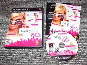 SingStar '80s for Playstation 2 PS2 Complete Fast Shipping - Picture 1 of 2