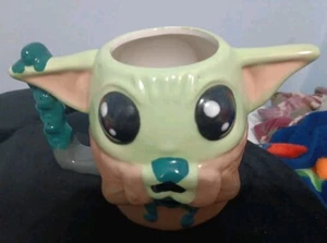 Zak Designs Star Wars: Baby Yoda 11.5 oz. Sculpted Ceramic Coffee Mug, - Picture 1 of 6