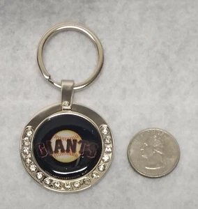 San Francisco Giants MLB Licensed Premium Rhinestone Keychain w/ split ring - Picture 1 of 2