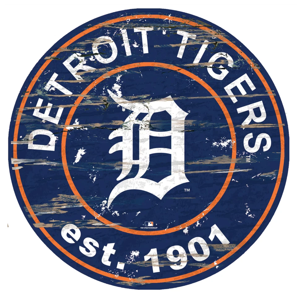 Detroit Tigers MLB Weather Resistant Vinyl Die Cut Sticker Decal 11 - Image 1 of 1