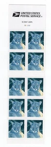 2007 26 Cent Florida Panther complete booklet of 10 Scott #4142a, Mint NH - Bild 1 von 1
