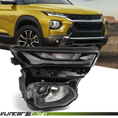 For Chevy Trailblazer 2021-2023 Halogen w/DRL Projector Headlight Lamp Passenger - Image 1 of 4