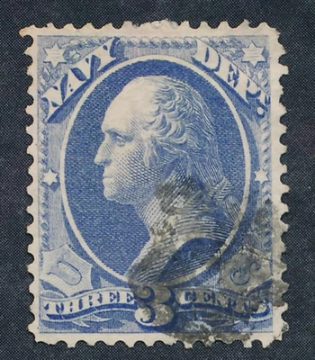 UNITED STATES (US) O37 USED F-VF 3c NAVY - Image 1 of 2