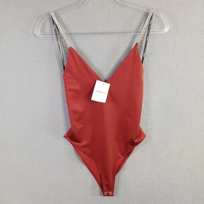 Body tejido Forever 21 para mujer talla S borgoña nuevo con etiquetas Foto 1 de 4